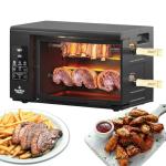 Electric Rotisserie Oven with Auto-Rotating Skewers