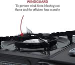 Butane Camping Stove with Case - 7650 BTU