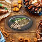 Yardwe Non-Stick Teppanyaki Grill Pan 10.62"x6.49