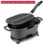 Portable IronMaster M28 Charcoal Grill for 1-2