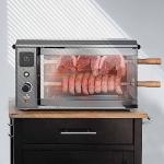 Brazilian Flame Rotisserie Grill with 2 Skewers
