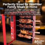 FOGO Series Rotisserie Gas Grill with 5 Skewers