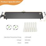 COSTWAY 35" Electric Griddle Teppanyaki Grill