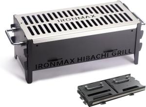 IRONMAX Portable Folding Hibachi Grill for Outdoors