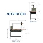 Argentine/Santa Maria Premium BBQ Grill for Backyard