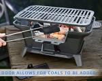 Portable Mini Hibachi Grill for Outdoor Cooking