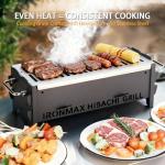IRONMAX Portable Folding Hibachi Grill for Outdoors