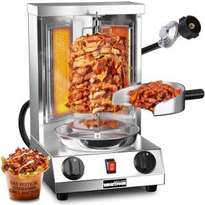 WantJoin Gas Shawarma Grill Machine for Home Use