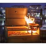 Argentinian-Style 40 Inch Outdoor Charcoal Grill