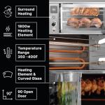 Brazilian Flame Rotisserie Grill with 2 Skewers