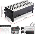 IRONMAX Portable Folding Hibachi Grill for Outdoors