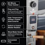 Brazilian Flame Rotisserie Grill with 2 Skewers