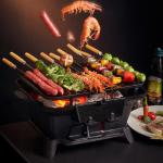 Portable Mini Hibachi Grill for Outdoor Cooking