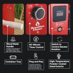 Brazilian Flame Rotisserie Grill with 2 Skewers