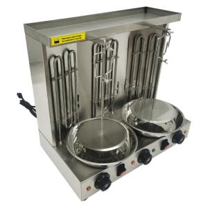 Electric Shawarma Grill with 3 Burners for Home