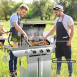 34,000 BTU Stainless Steel 3-Burner Gas Grill