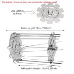 BBQ Steel Rotisserie Skewers and Kebab Maker