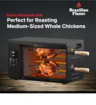 Electric Rotisserie Oven with Auto-Rotating Skewers