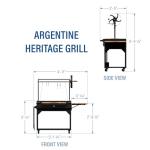 Argentine Santa Maria Heritage Wood Fire BBQ Grill