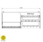 Brazilian BBQ Charcoal Grill with 9 Skewers