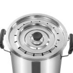 Portable Smokeless Charcoal Barrel Grill with Skewers