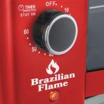 Brazilian Flame Rotisserie Grill with 2 Skewers