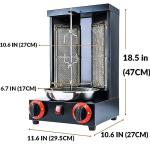 Vertical Shawarma Rotisserie Grill for Tacos