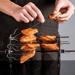 BBQ Steel Rotisserie Skewers and Kebab Maker