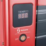 Brazilian Flame Rotisserie Grill with 2 Skewers