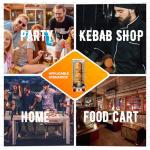 Vertical Gas Broiler for Perfect Shawarma and Kebab