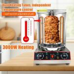 YOOKTEN Electric Shawarma Grill Vertical Rotisserie Machine