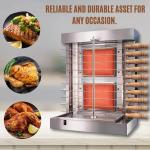 Homira Vertical Shawarma Grill with 10 Skewers