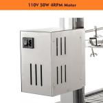 DEWOSEN 50W BBQ Rotisserie Grill for Outdoor Cooking