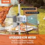 VEVOR 35-Inch Rotisserie Grill for Whole BBQs