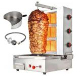 3-Burner Propane Shawarma Grill with Rotisserie