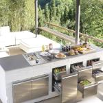 Outdoor Grill Side Burner, 17,500 BTU Stainless Steel