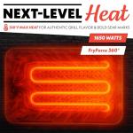 Smokeless Indoor Grill and Air Fryer Combo