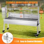 Electric Rotisserie Grill Kit for Outdoor Cooking