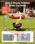 VEVOR Electric Rotisserie Grill Kit with 8 Levels