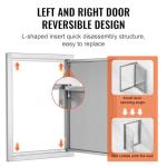 VEVOR Stainless Steel BBQ Access Door, 18"x24