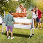 Electric Rotisserie Grill Kit for Outdoor Cooking