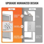 VEVOR Stainless Steel BBQ Access Door, 18"x24