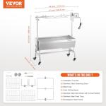 VEVOR 35-Inch Rotisserie Grill for Whole BBQs