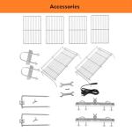 DEWOSEN 50W BBQ Rotisserie Grill for Outdoor Cooking