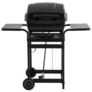 Feasto 2-Burner Propane Gas Grill with Side Tables
