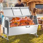 VEVOR 60W Electric Charcoal Grill with Lid