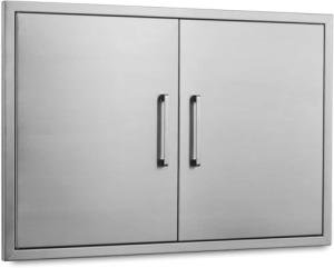 304 Stainless Steel Double Access Cabinet Door 36