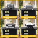 Grill Table Cart with Storage for Outdoor Cooking