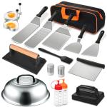 18-Piece Griddle Accessory Kit for Outdoor Grilling