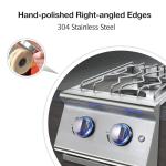 Livory Double Side Burners for Outdoor Grilling